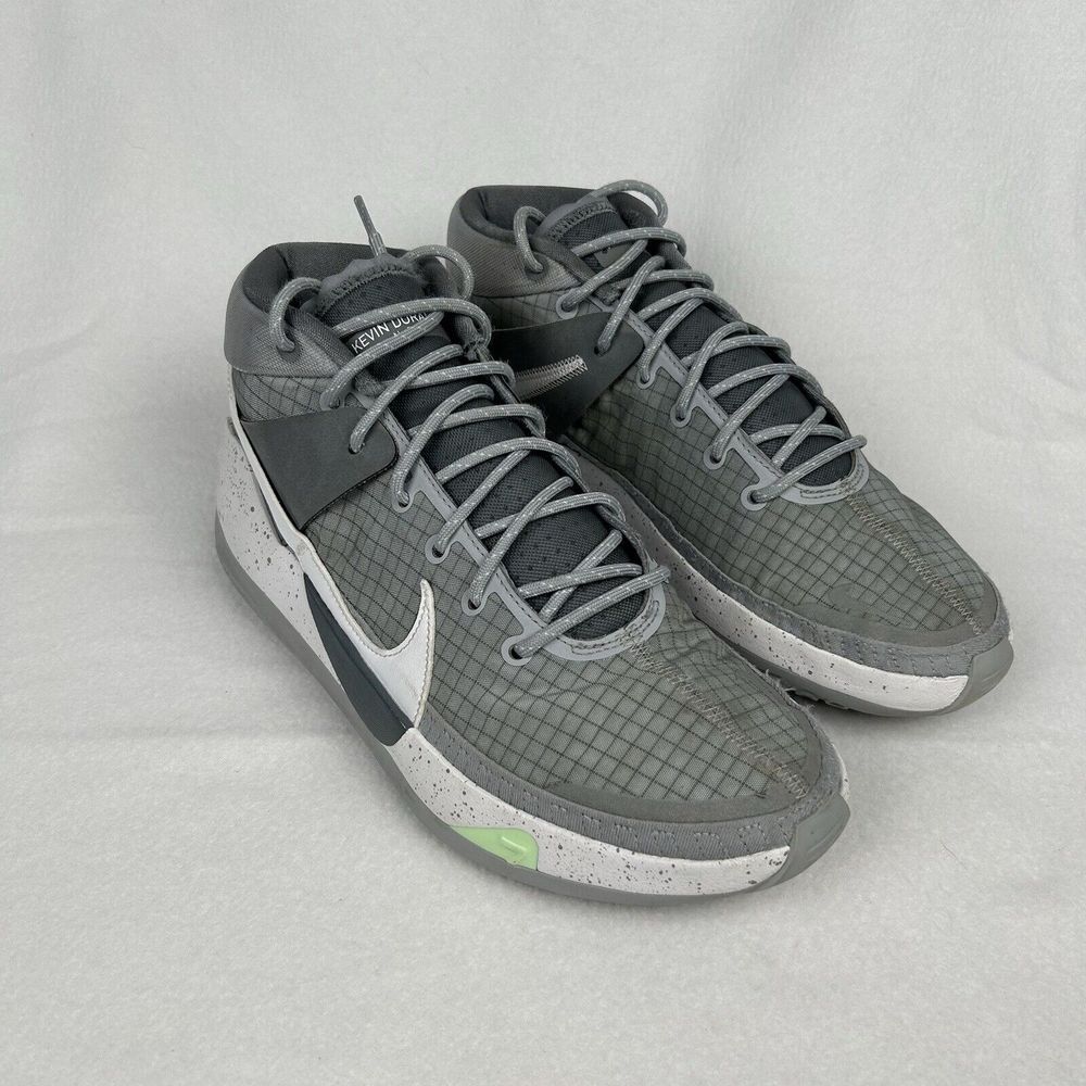 Nike KD 13 Kevin Durant TB Shoes Mens Sz 10 Gray White Athletic Trainer Sneakers